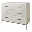 Thibaut Wrapped 3 Drawer Chest W/ Metal Base 7870-T42