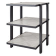 Thibaut Metal Side Table W/3 Wrapped Shelves 7871-T20