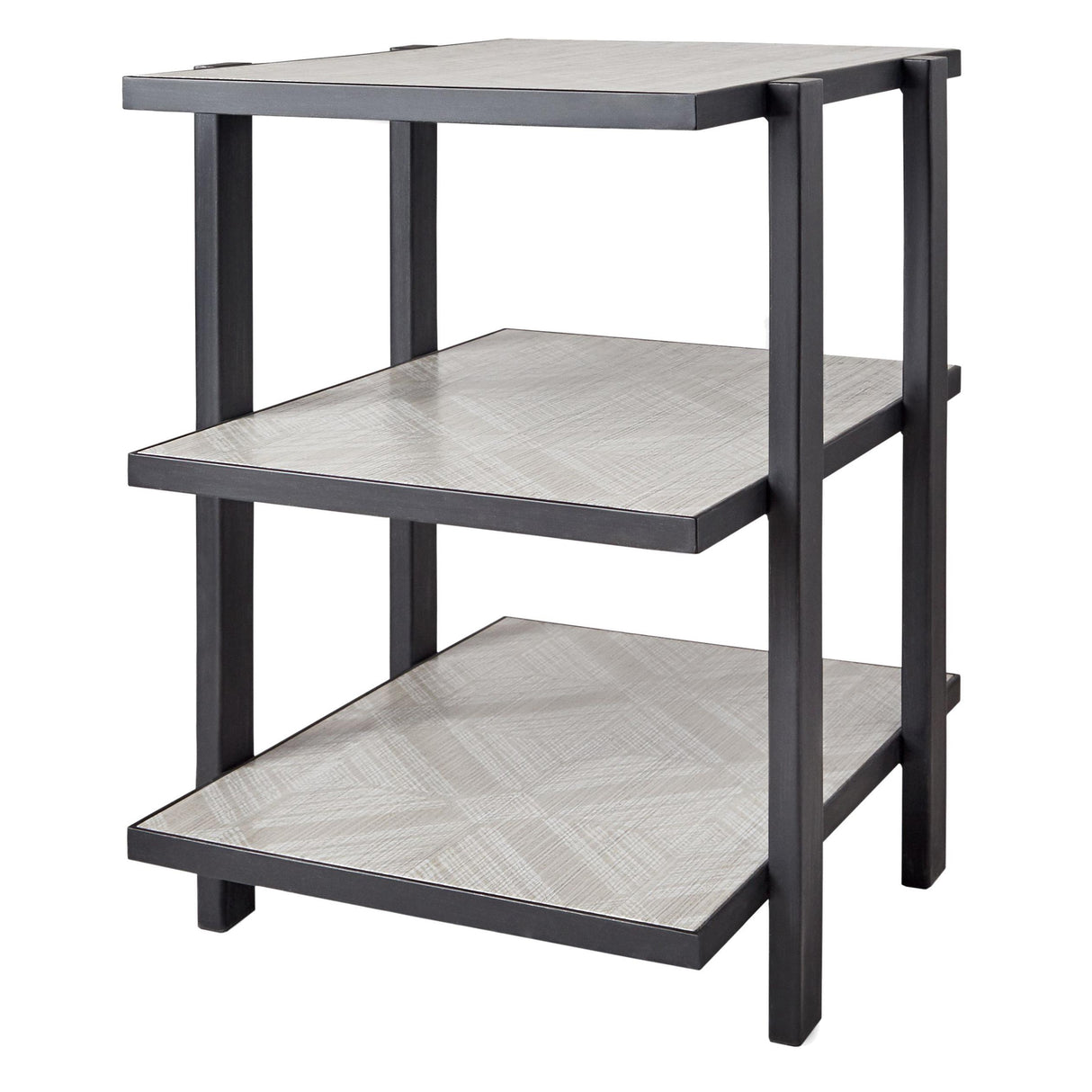 Thibaut Metal Side Table W/3 Wrapped Shelves 7871-T20