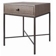 Thibaut Wrapped 1 Drawer Side Table W/Metal Base 7872-T22