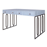 Thibaut Wrapped Desk With Deco Metal Base 7886-T54