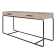 Thibaut Wrapped Console With Curved Metal Base 7887-T72