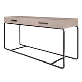 Thibaut Wrapped Console With Curved Metal Base 7887-T72