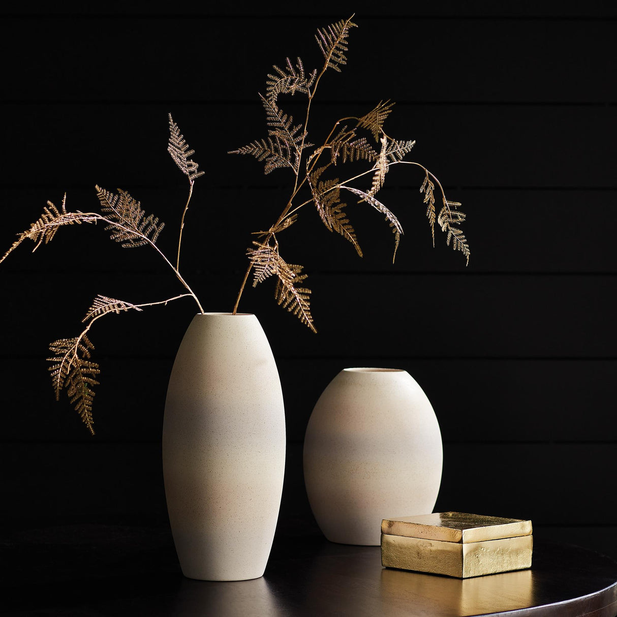 Napa  GILDED FERN STEMS 36" ST/4