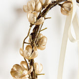 Napa  GILDED CHERRY BLOSSOM WREATHS ST/2