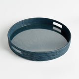 Napa  BURMA RATTAN ROUND SERVING TRAY LARGE