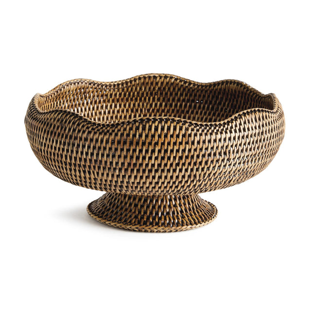 Napa  BURMA RATTAN FOOTED BOWL