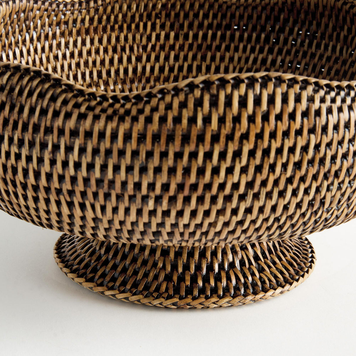 Napa  BURMA RATTAN FOOTED BOWL