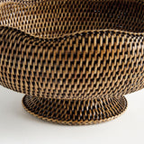 Napa  BURMA RATTAN FOOTED BOWL