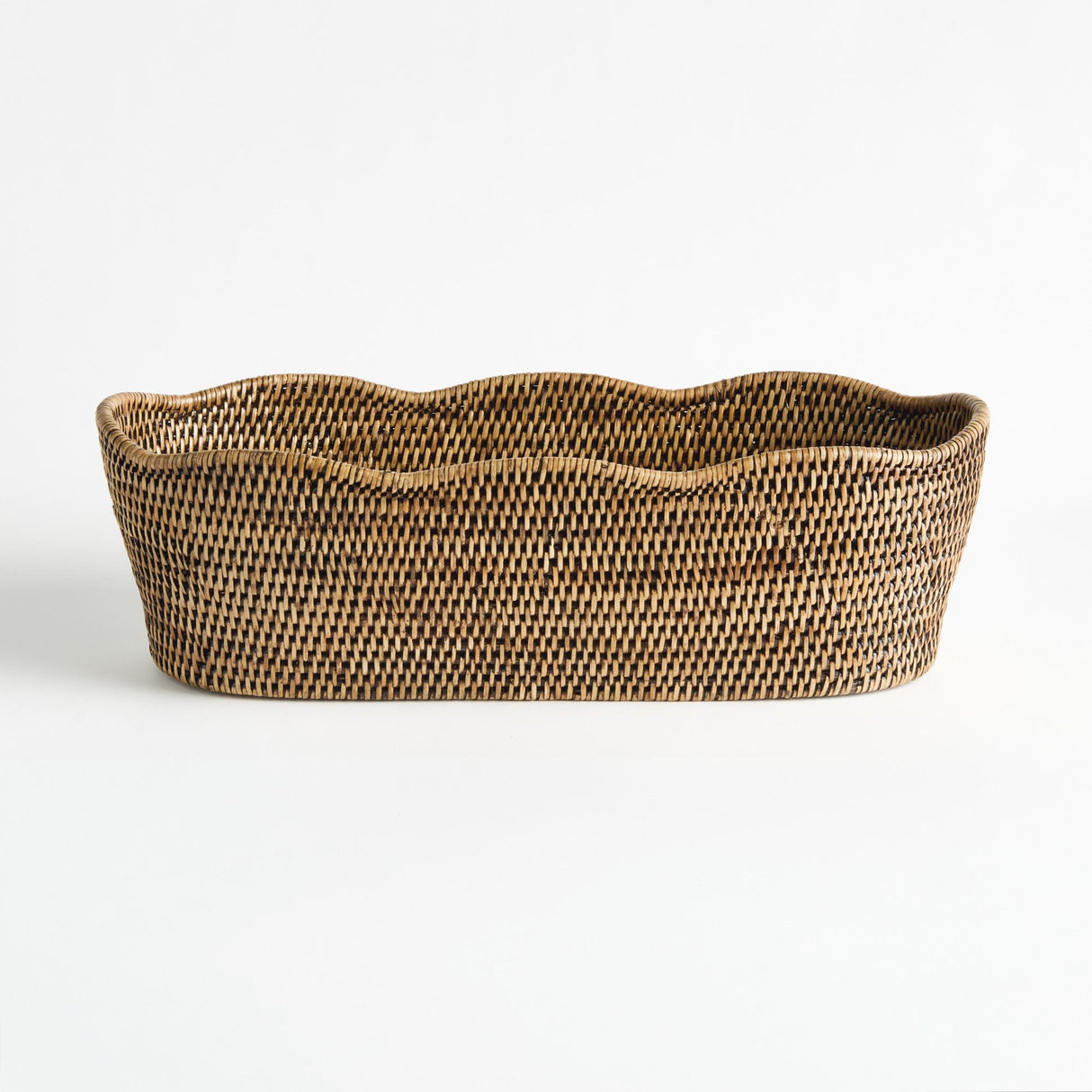 Napa  BURMA RATTAN OVAL CACHEPOT