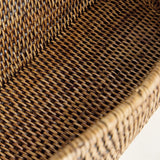 Napa  BURMA RATTAN OVAL CACHEPOT