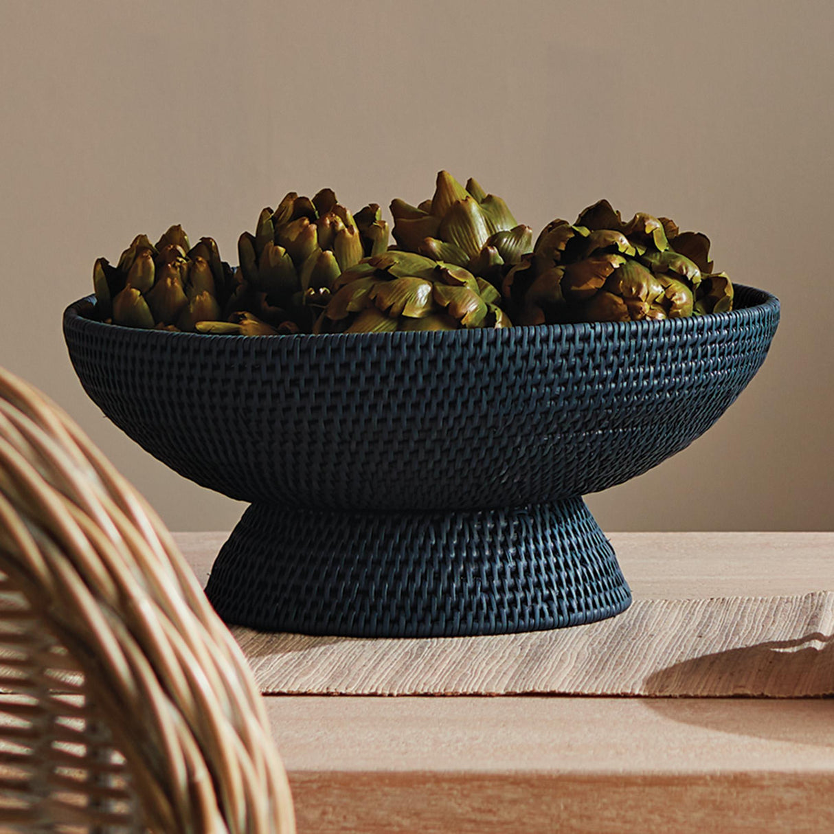Napa  BURMA RATTAN OFFERING BOWL