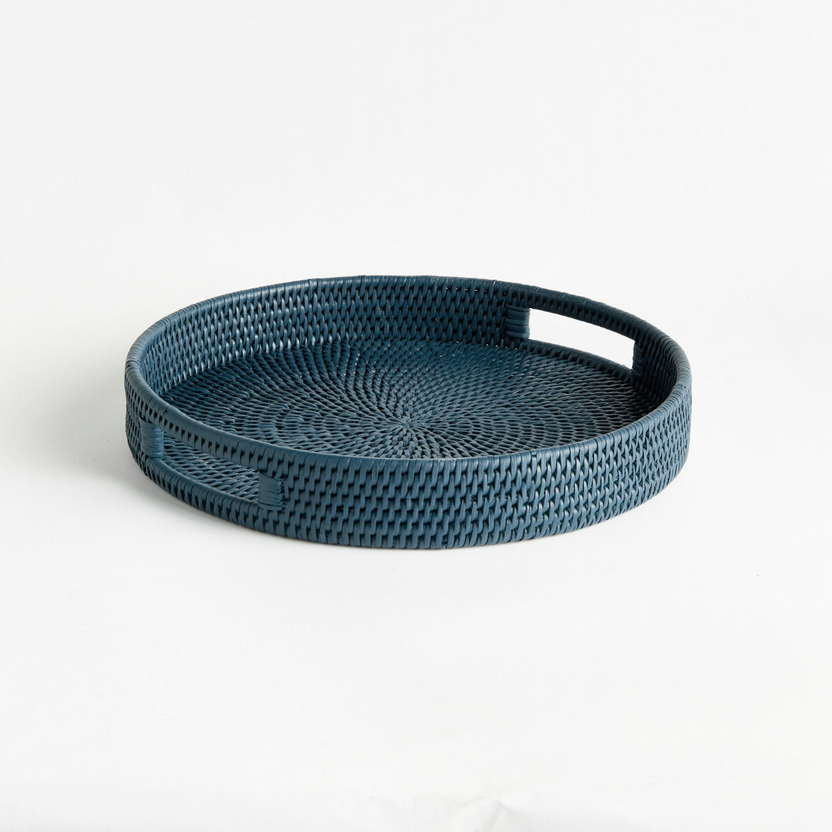 Napa  BURMA RATTAN ROUND SERVING TRAY