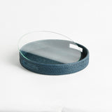 Napa  BURMA RATTAN ROUND SERVING TRAY