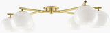 Surya Arboris ABRS-006 26"L x 38"W x 11"H Ceiling Lighting