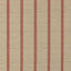 Zoffany Bellagio Stripe Sandstone/Russet Fabric