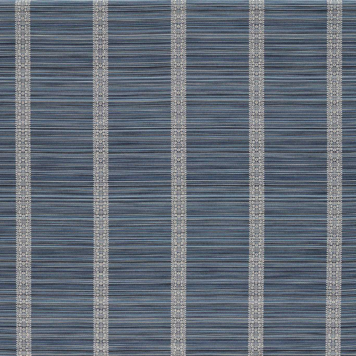 Zoffany Bellagio Stripe Blue Stone Fabric