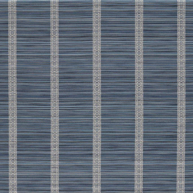 Zoffany Bellagio Stripe Blue Stone Fabric