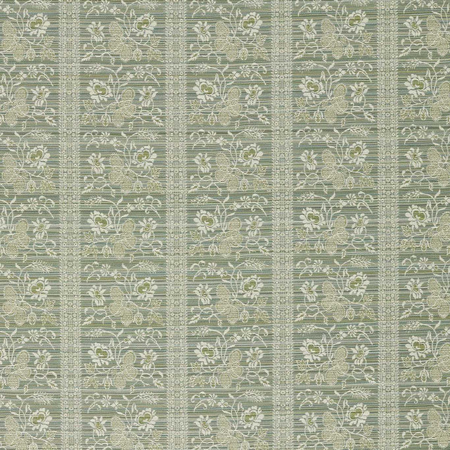 Zoffany Filigree Bellagio Stripe Eau De Nil Fabric