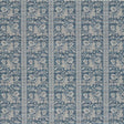 Zoffany Filigree Bellagio Stripe Blue Stone Fabric