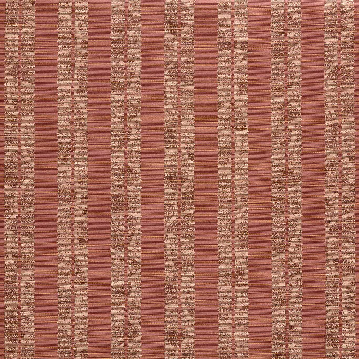 Zoffany Kyoto Stripe Russet Fabric