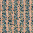 Zoffany Lily Stripe Archive Coral Fabric