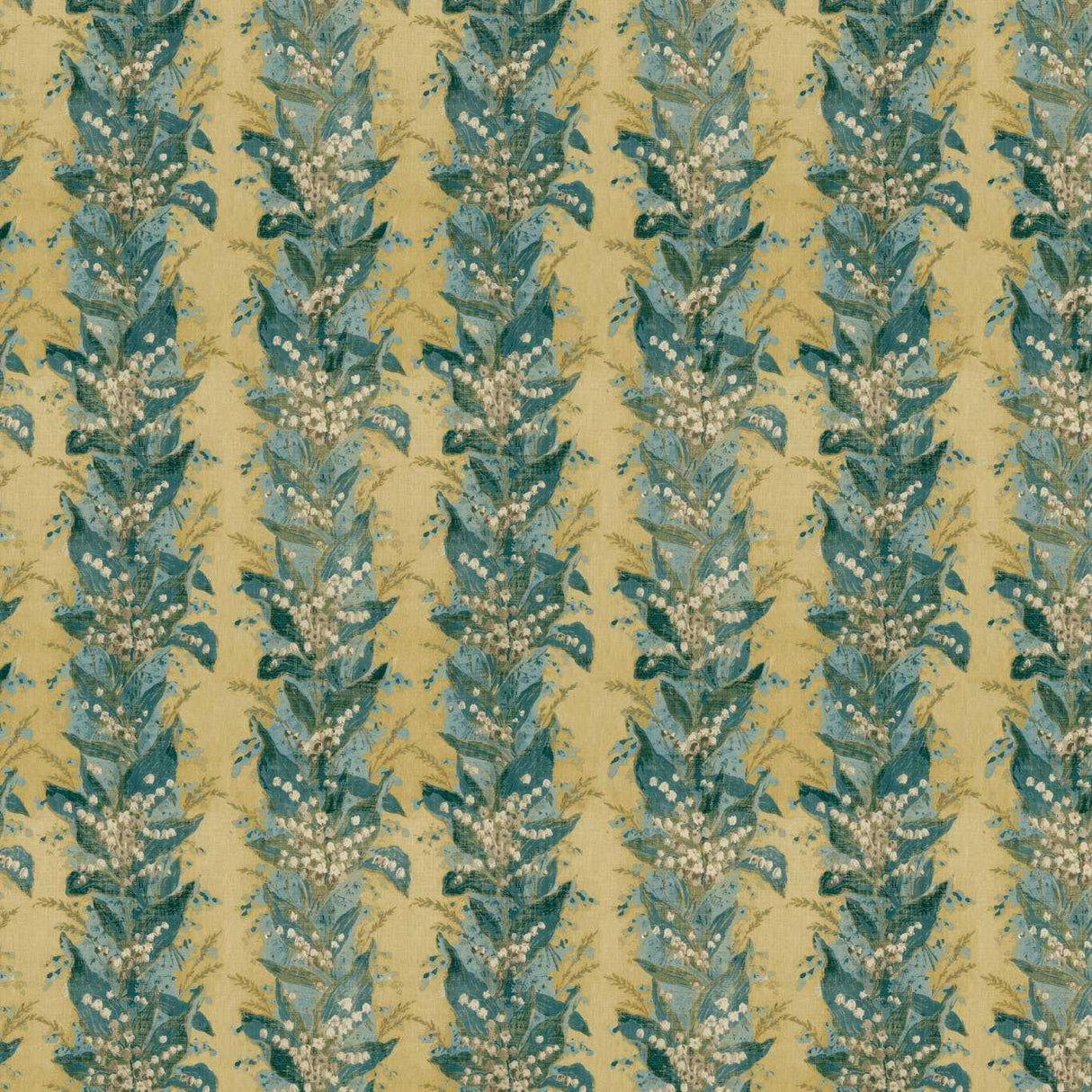 Zoffany Lily Stripe Tuscan Yellow Fabric