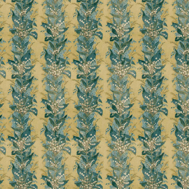 Zoffany Lily Stripe Tuscan Yellow Fabric