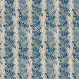 Zoffany Lily Stripe Chalk/Blue Stone Fabric