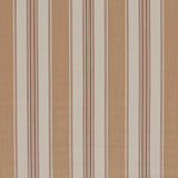 Zoffany Parasol Stripe Sandstone/Russet Fabric