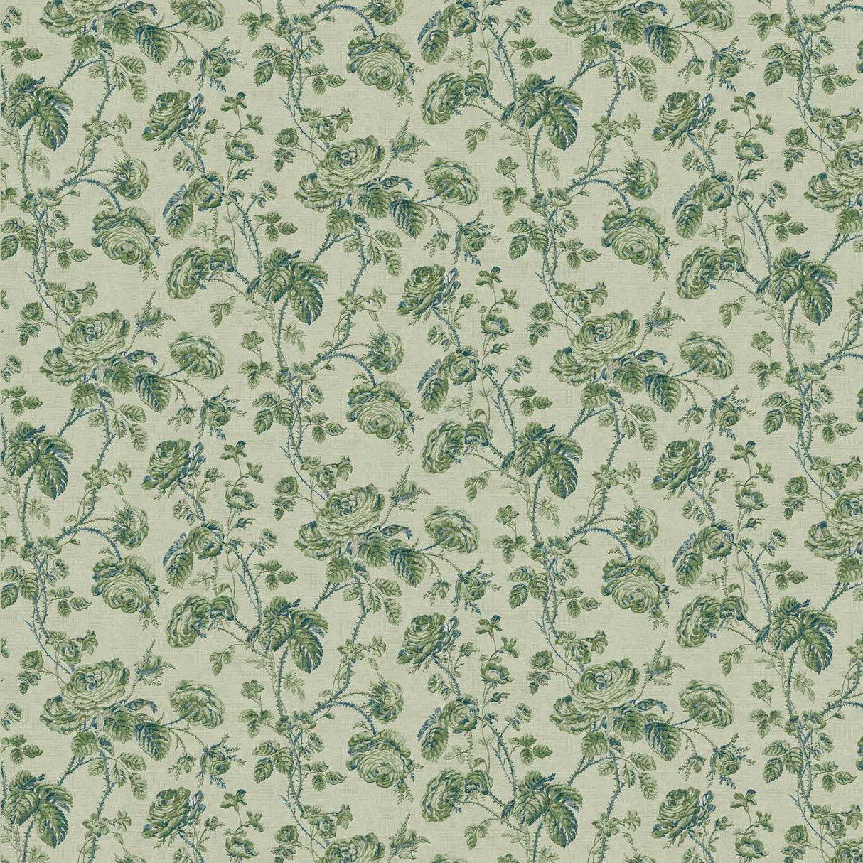 Zoffany Thorny Vine Evergreen Fabric
