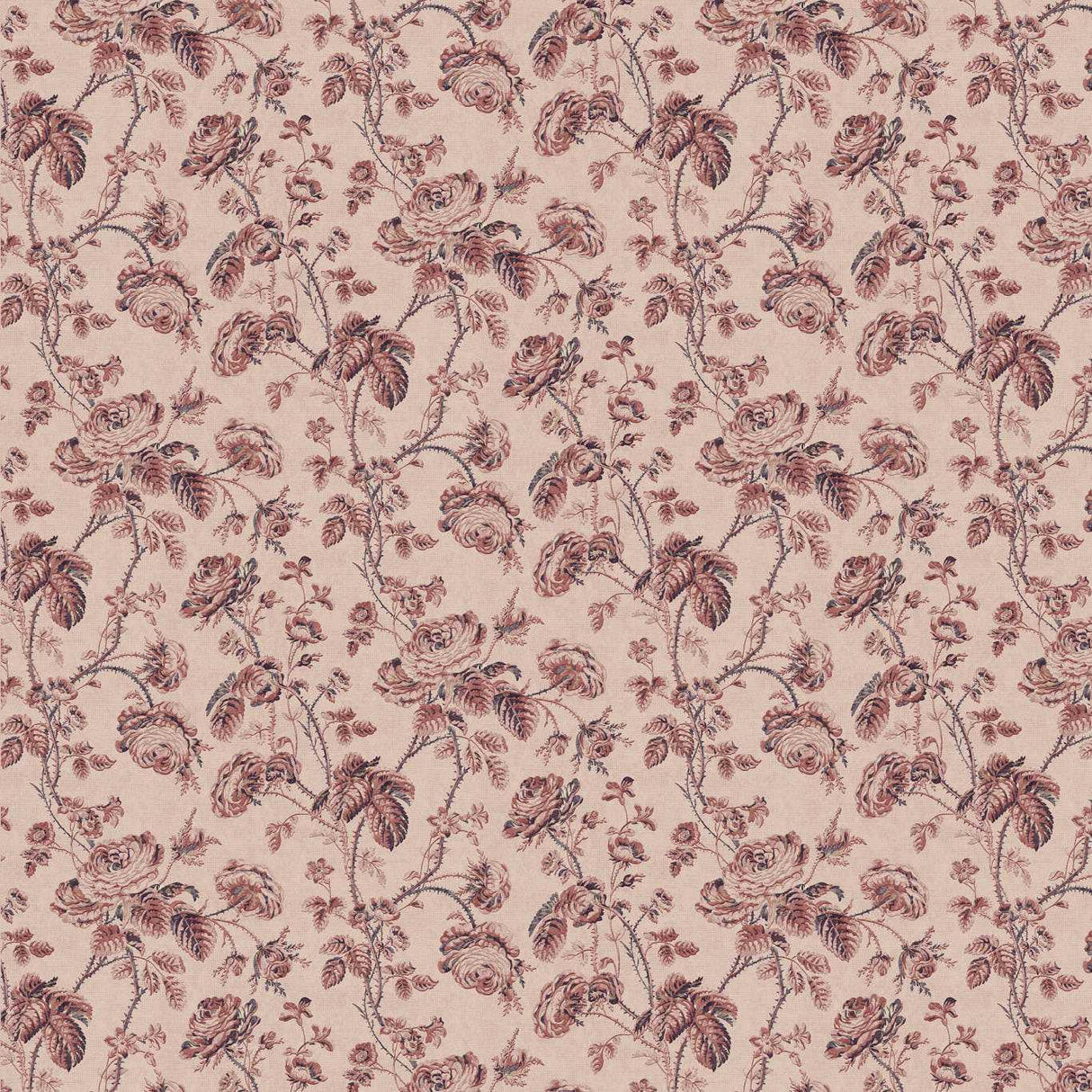 Zoffany Thorny Vine Rouge Fabric