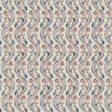 Zoffany Winter Garden Indigo/Red Fabric