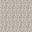 Zoffany Winter Garden Indigo/Red Fabric