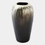 Surya GV Selena Selena Textured Silver and Graphite Vase-Lg 13"H x 7"W x 7"D Vase