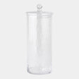 Surya GV Diamond Shaped Optic Diamond Shaped Optic Lidded Canister 18"H x 7"W x 7"D Bottle/Jar