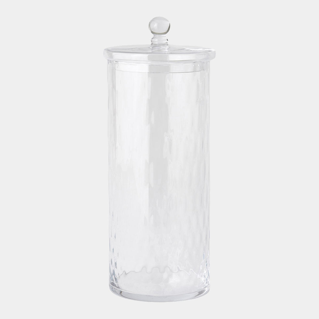 Surya GV Diamond Shaped Optic Diamond Shaped Optic Lidded Canister 18"H x 7"W x 7"D Bottle/Jar