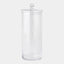 Surya GV Diamond Shaped Optic Diamond Shaped Optic Lidded Canister 18"H x 7"W x 7"D Bottle/Jar