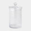 Surya GV Diamond Shaped Optic Diamond Shaped Optic Lidded Canister 11"H x 7"W x 7"D Bottle/Jar
