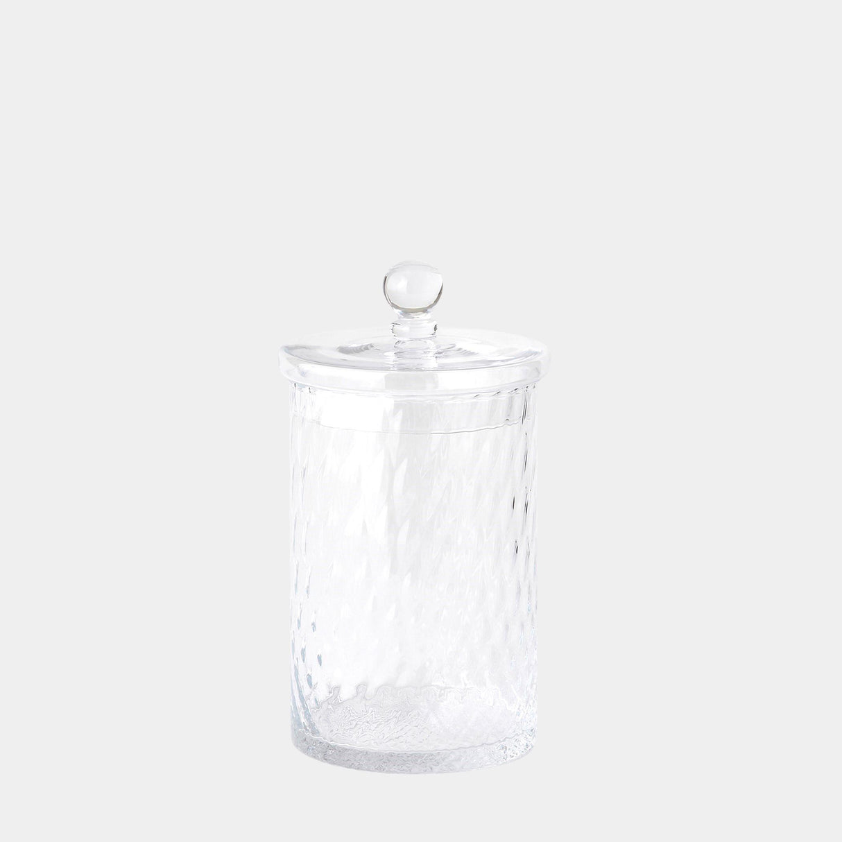 Surya GV Diamond Shaped Optic Diamond Shaped Optic Lidded Canister 11"H x 7"W x 7"D Bottle/Jar