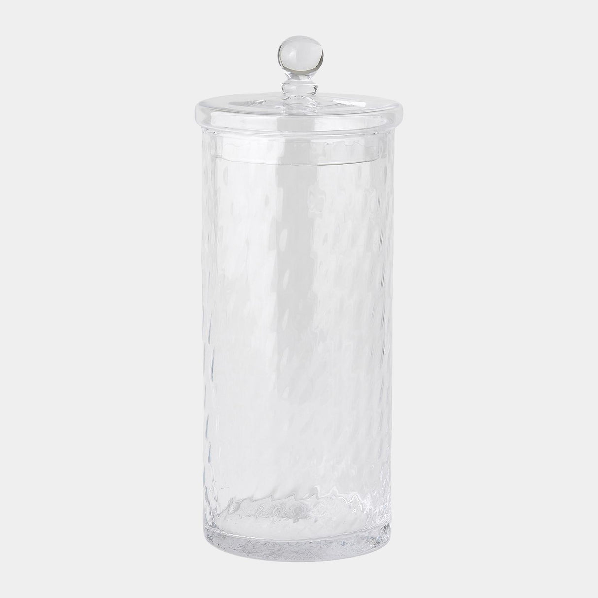 Surya GV Diamond Shaped Optic Diamond Shaped Optic Lidded Canister 15"H x 7"W x 7"D Bottle/Jar
