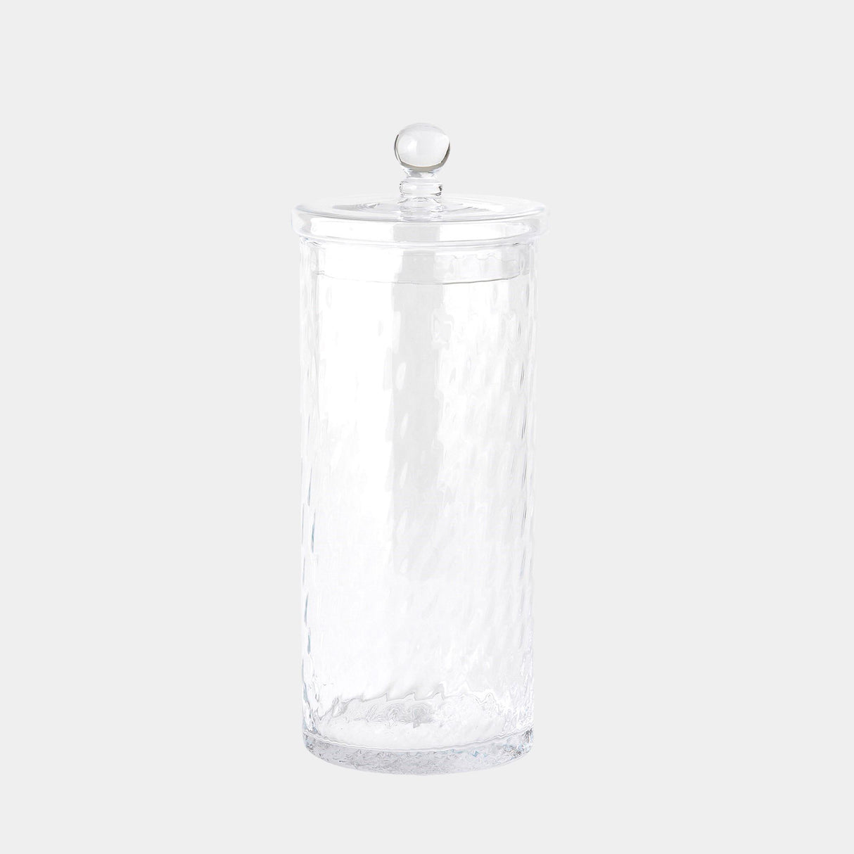 Surya GV Diamond Shaped Optic Diamond Shaped Optic Lidded Canister 15"H x 7"W x 7"D Bottle/Jar
