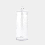 Surya GV Diamond Shaped Optic Diamond Shaped Optic Lidded Canister 15"H x 7"W x 7"D Bottle/Jar