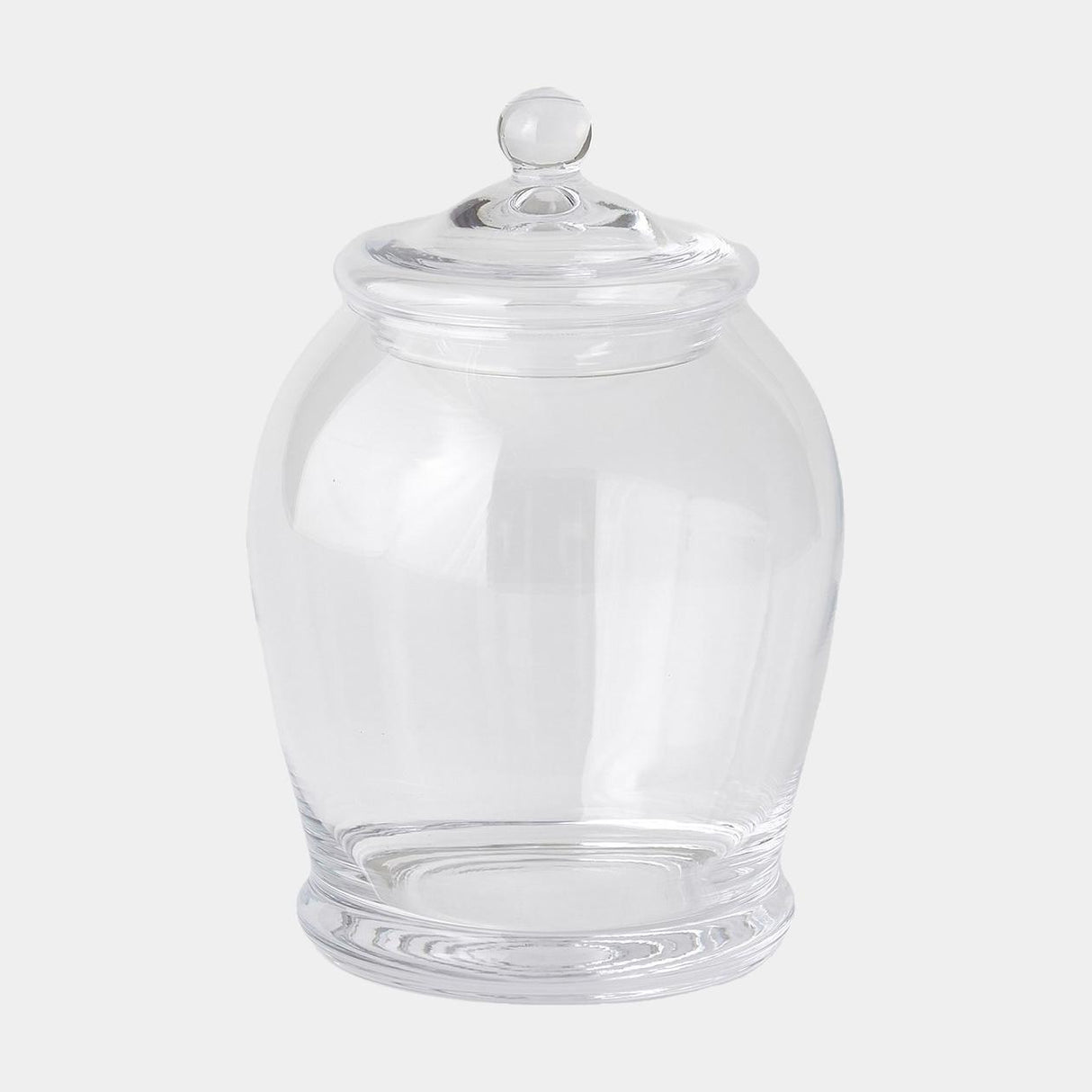 Surya GV Lionel Lionel Glass Lidded Canister 9"H x 6"W x 6"D Bottle/Jar