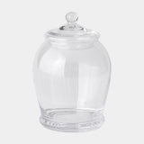 Surya GV Lionel Lionel Glass Lidded Canister 9"H x 6"W x 6"D Bottle/Jar
