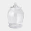 Surya GV Lionel Lionel Glass Lidded Canister 9"H x 6"W x 6"D Bottle/Jar