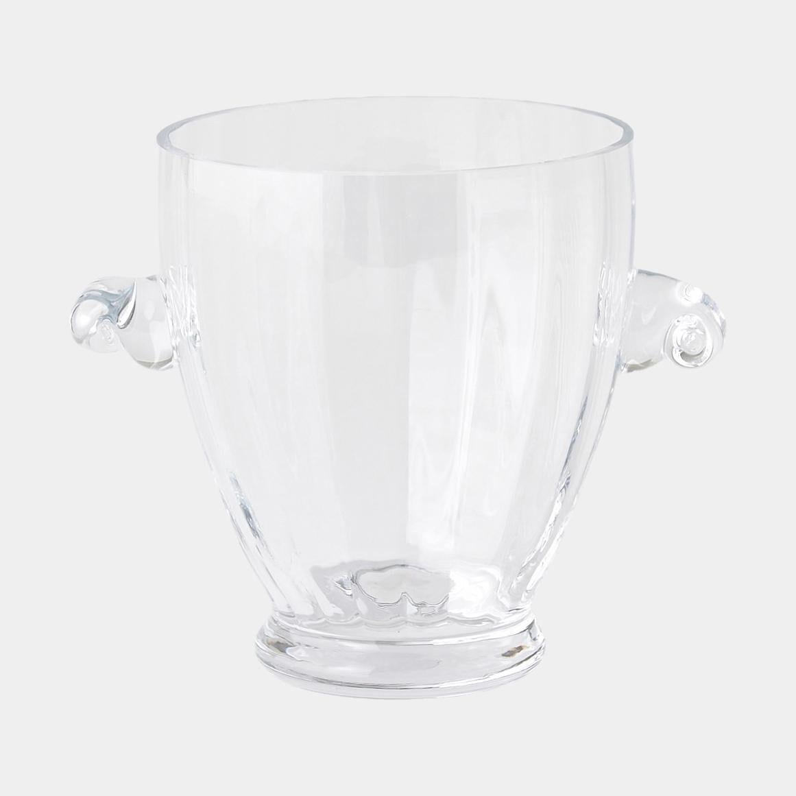 Surya GV Rolled Handle Rolled Handle Ice Bucket 7"H x 6"W x 6"D Serveware