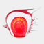 Surya GV Coralfish Coralfish Glass Sculpture-Red 7"H x 3"W x 8"D Decorative Sculpture