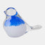 Surya GV Calliope Calliope Glass Bird-Blue w/White 6"H x 4"W x 9"D Decorative Sculpture