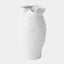 Surya GV Tousle Ruffle Top Vase-White 12"H x 7"W x 7"D Vase